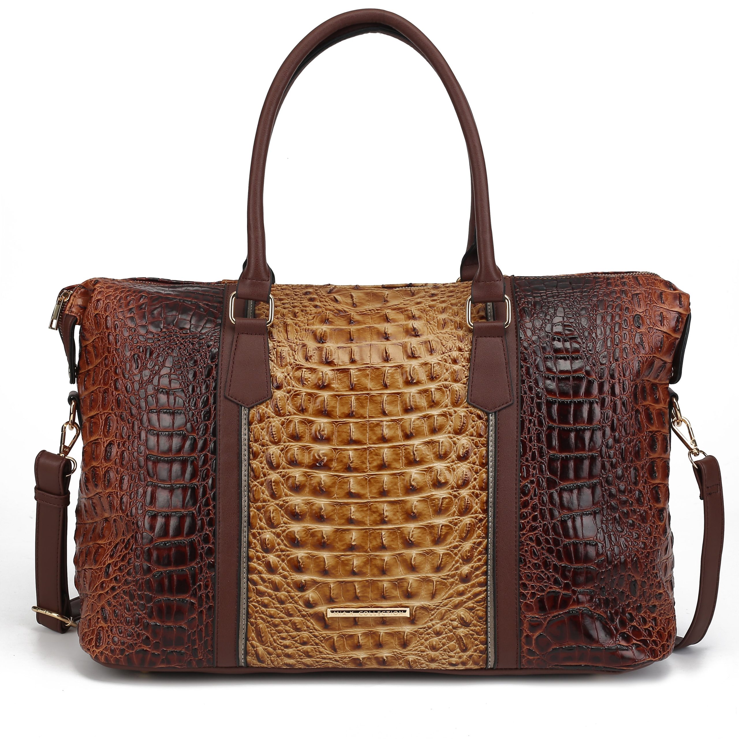 Raven Croc Embossed Duffel Bag - Image 6