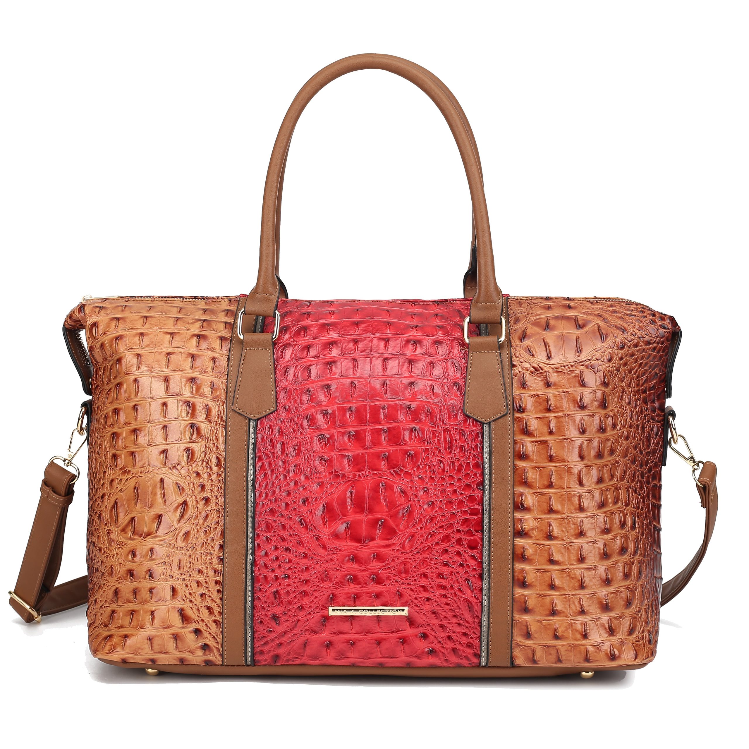 Raven Croc Embossed Duffel Bag - Image 7