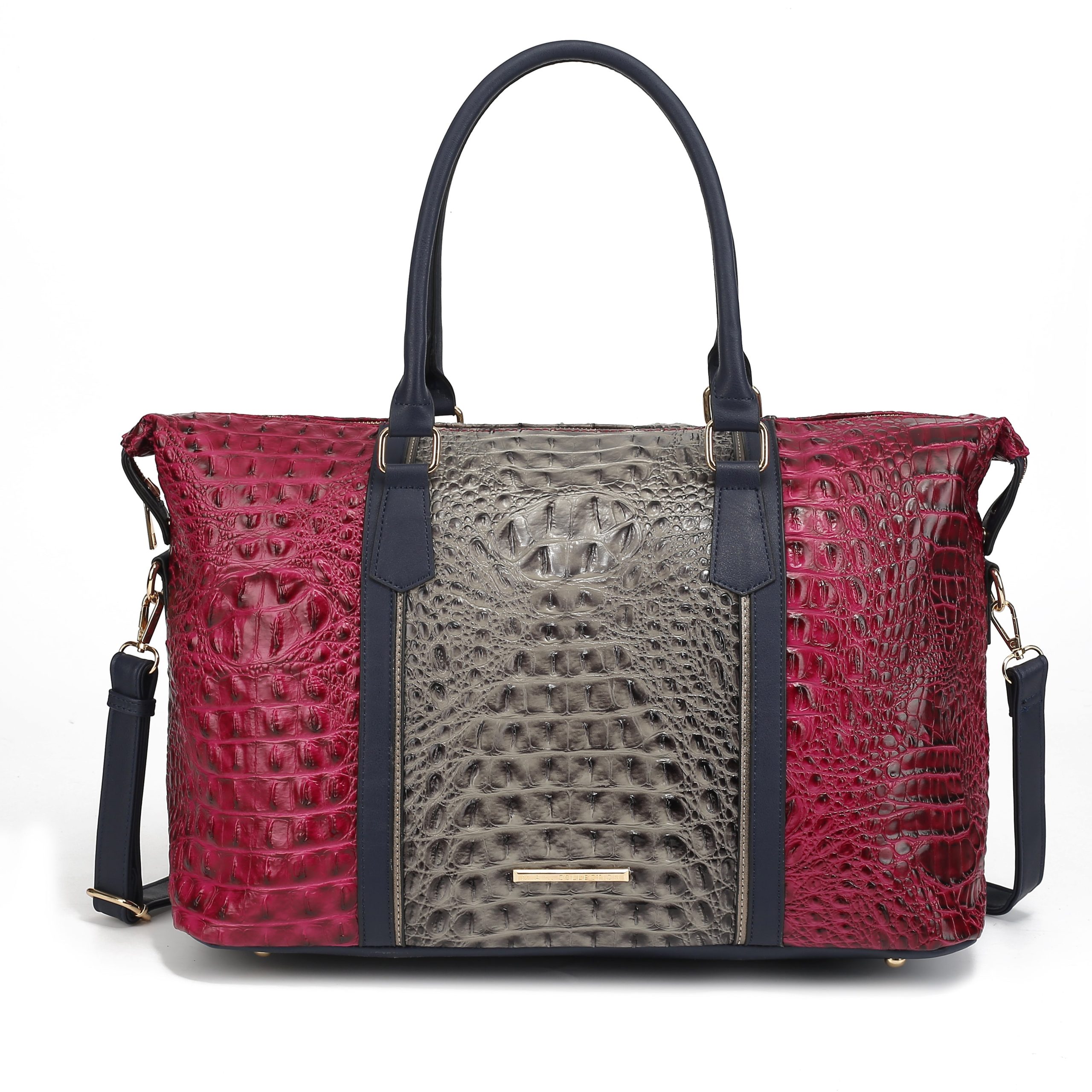 Raven Croc Embossed Duffel Bag - Image 8