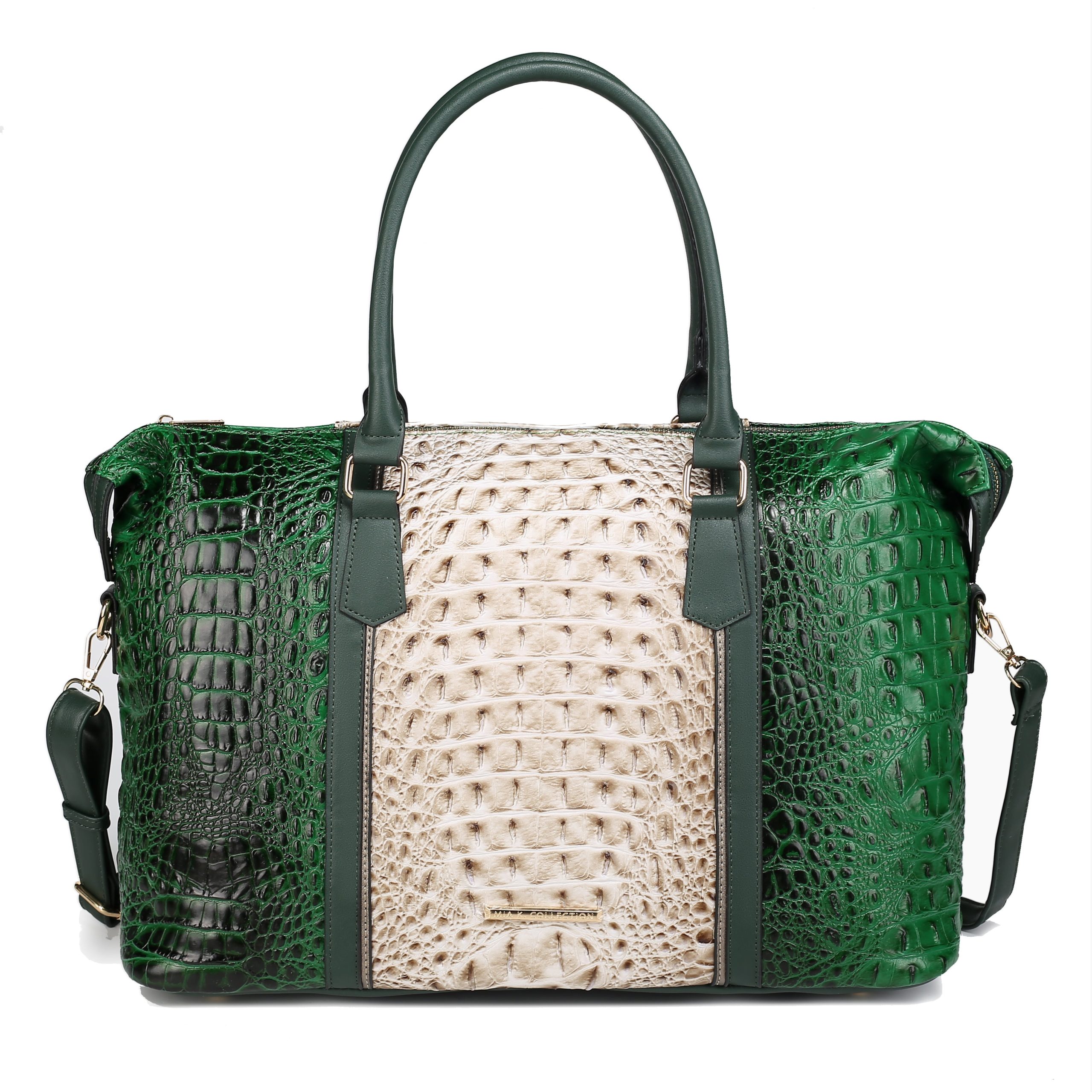 Raven Croc Embossed Duffel Bag - Image 9