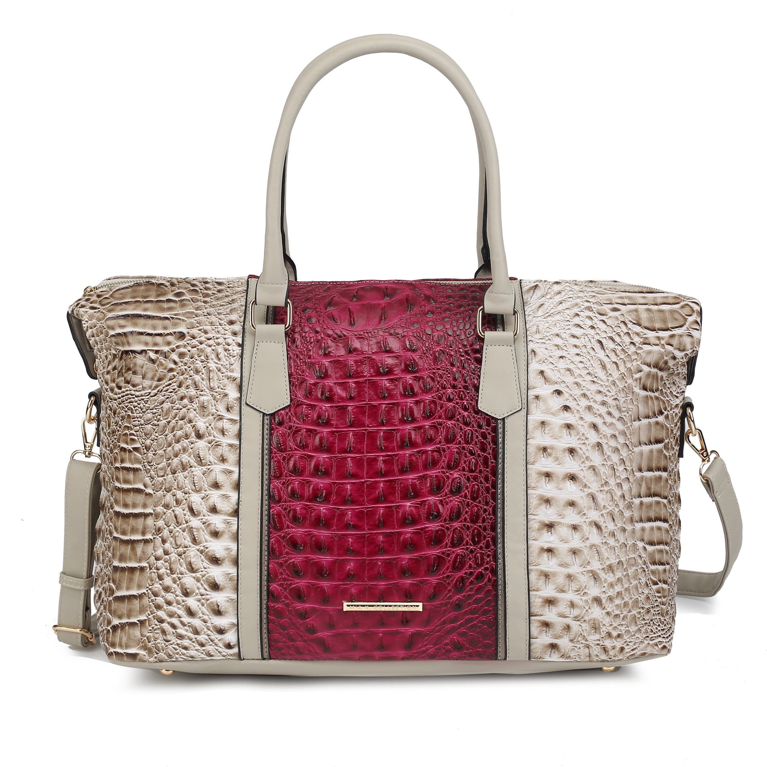 Raven Croc Embossed Duffel Bag - Image 11
