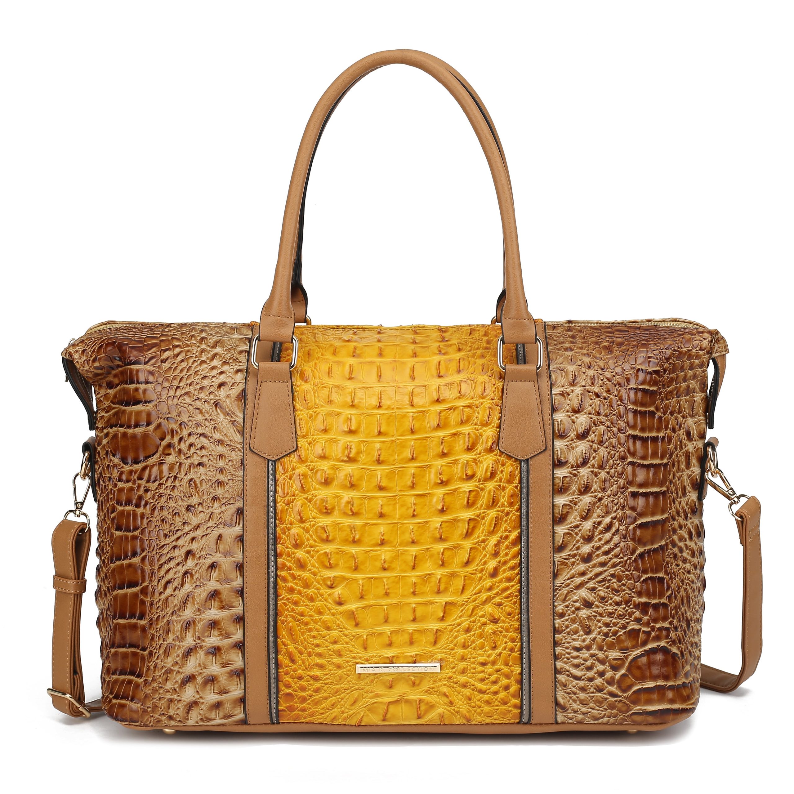 Raven Croc Embossed Duffel Bag - Image 12
