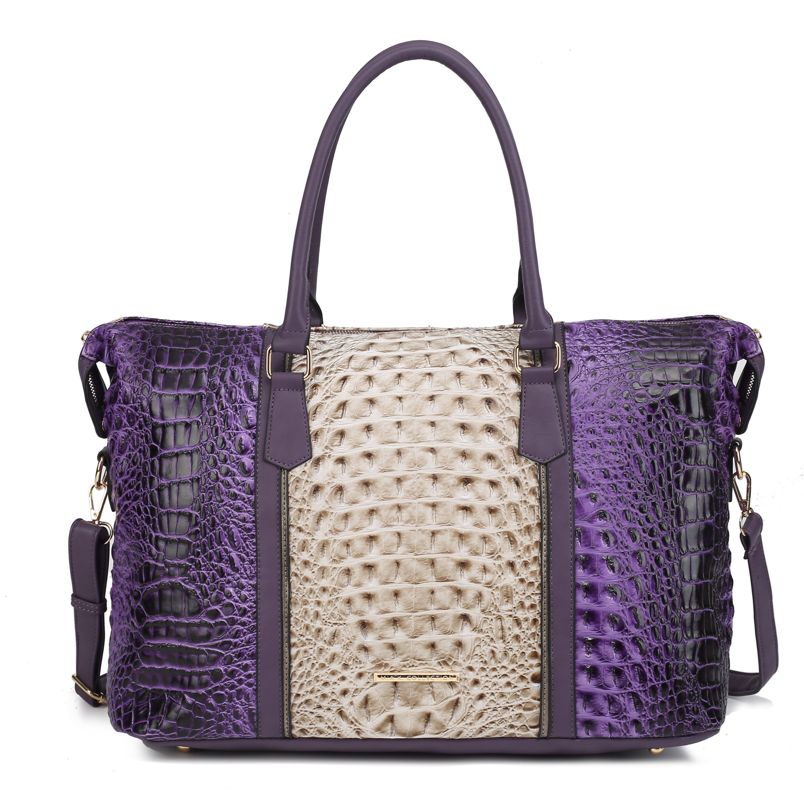 Raven Croc Embossed Duffel Bag - Image 13