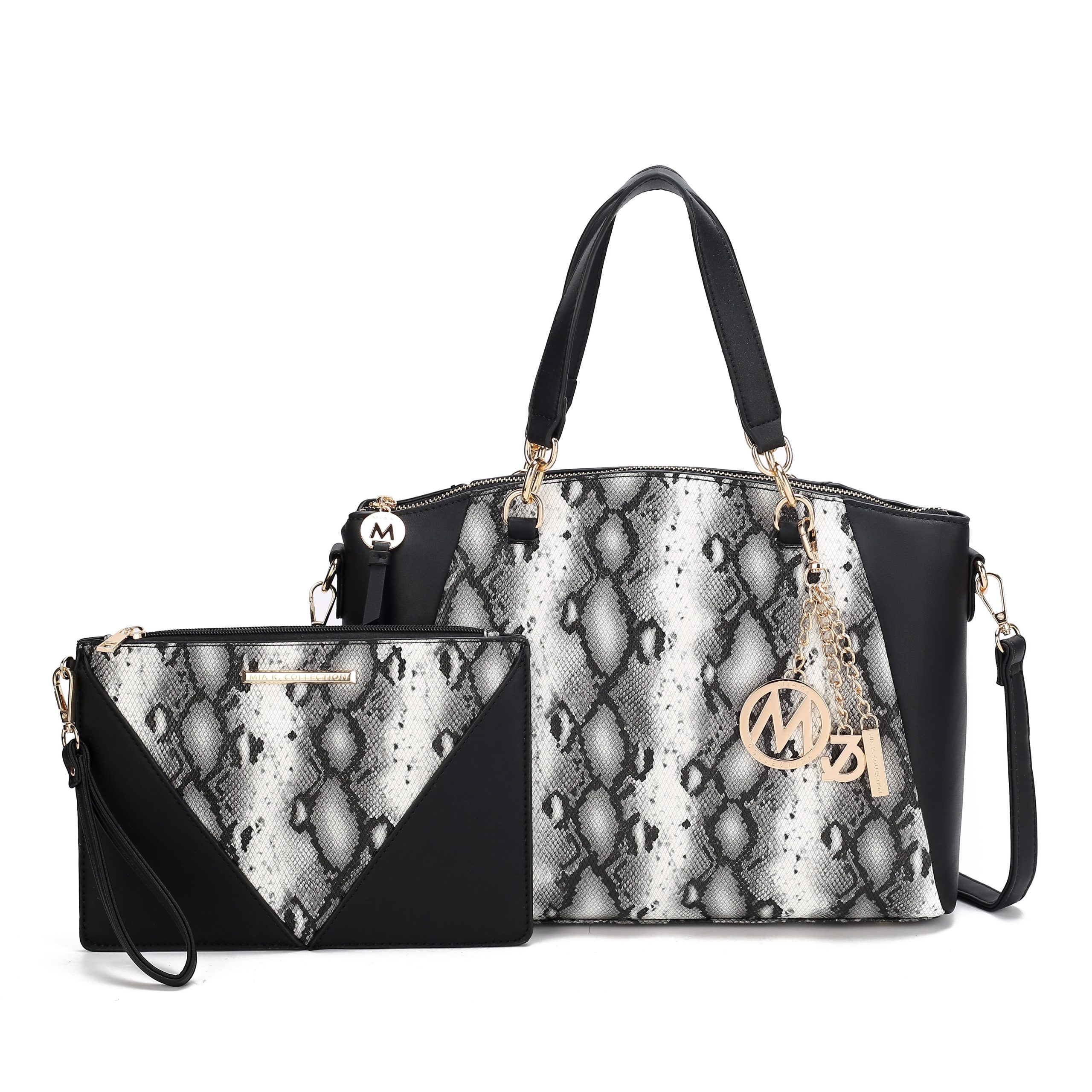 Addison Shoulder Bag and Wristlet Set - Image 6