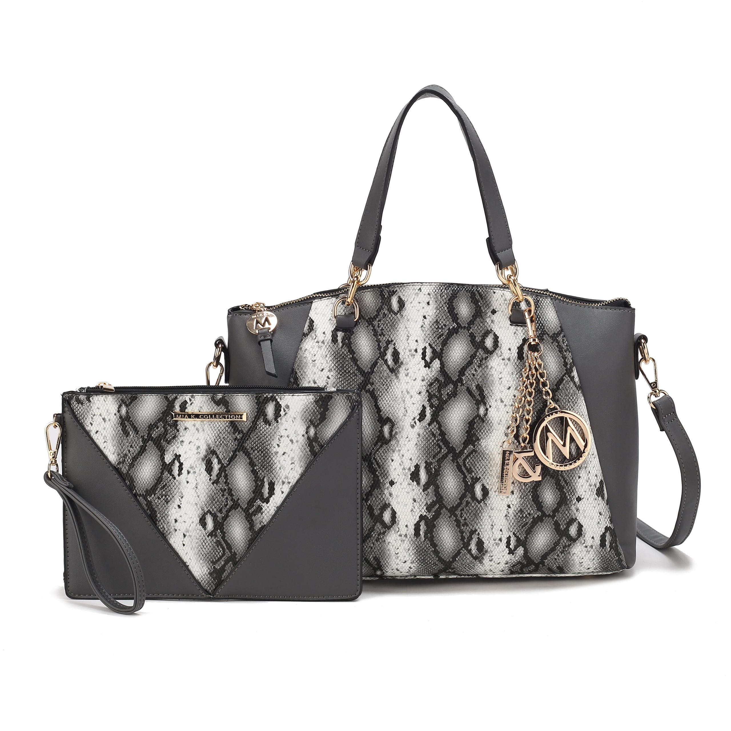 Addison Shoulder Bag and Wristlet Set - Image 9