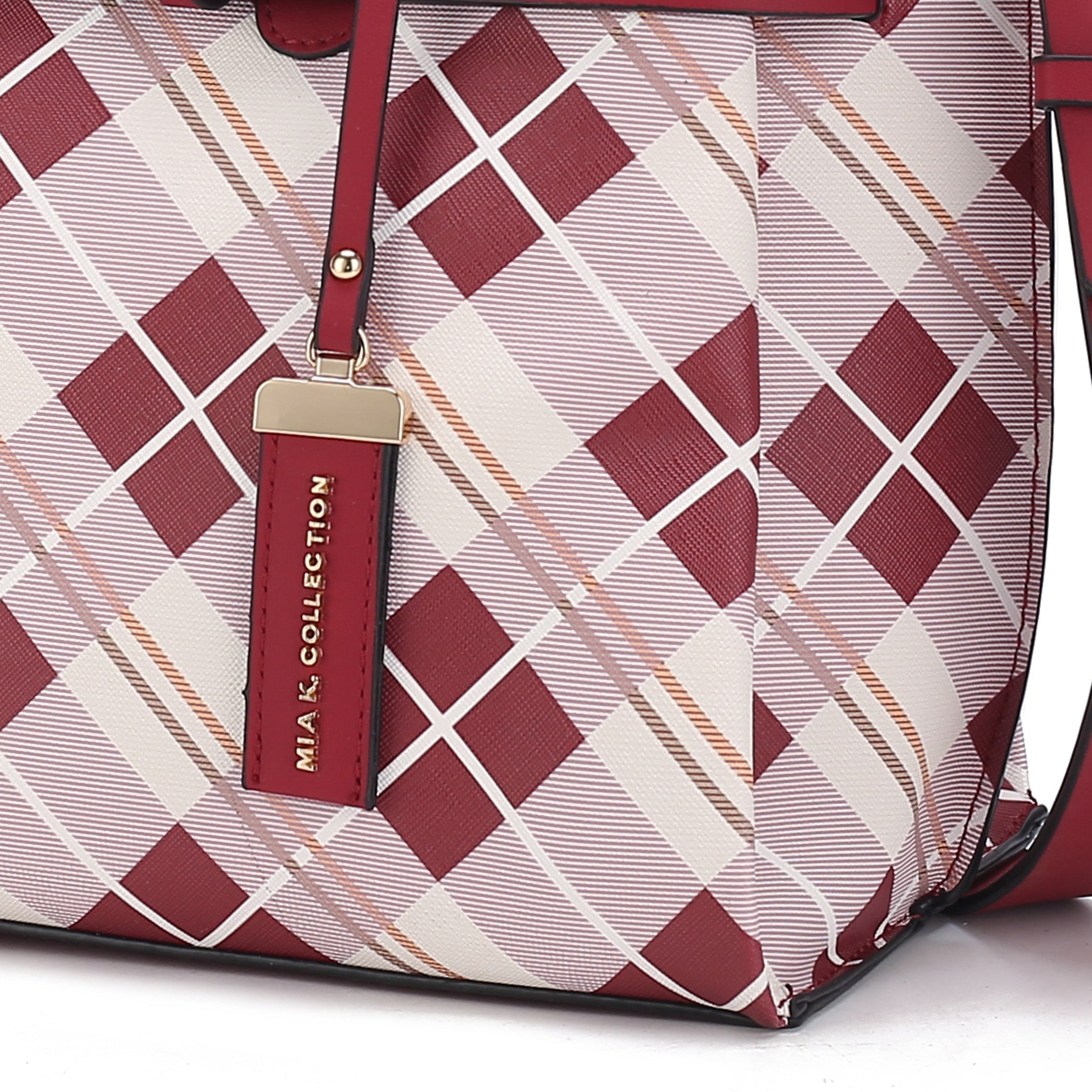 Vivian Plaid Shoulder Bag - Image 4