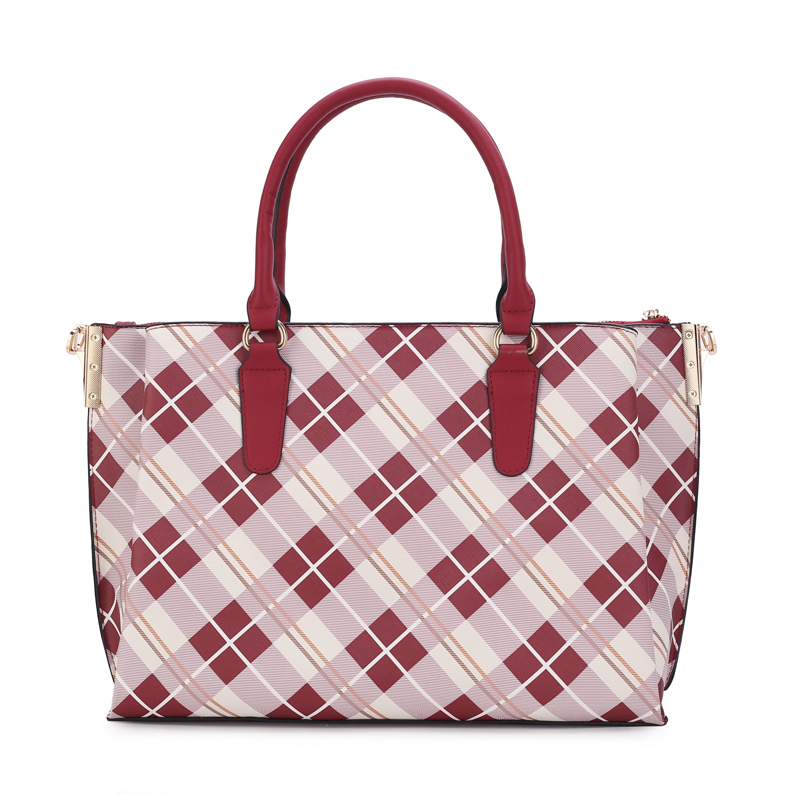 Vivian Plaid Shoulder Bag - Image 2