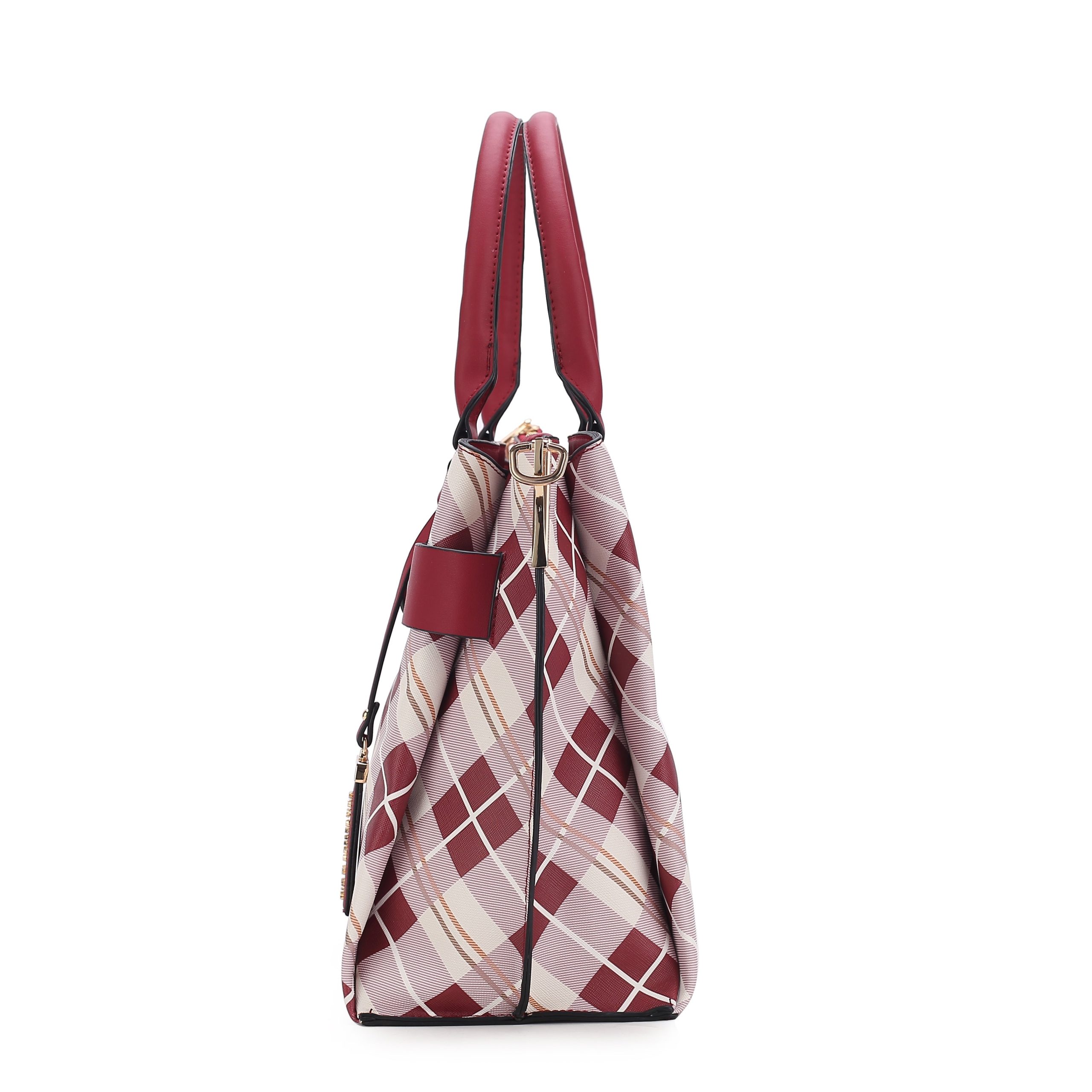 Vivian Plaid Shoulder Bag - Image 3