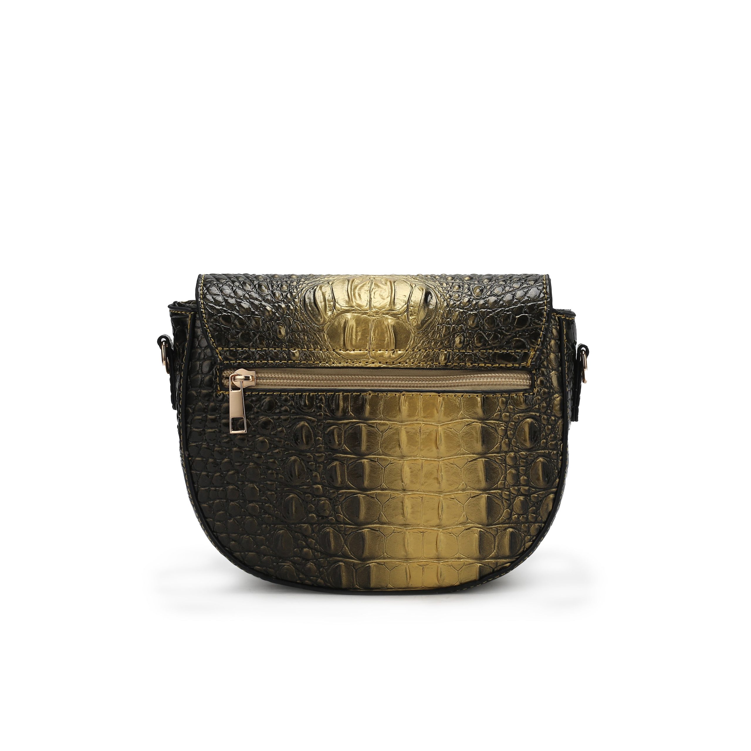 Amalia Croc-Embossed Crossbody Bag - Image 2