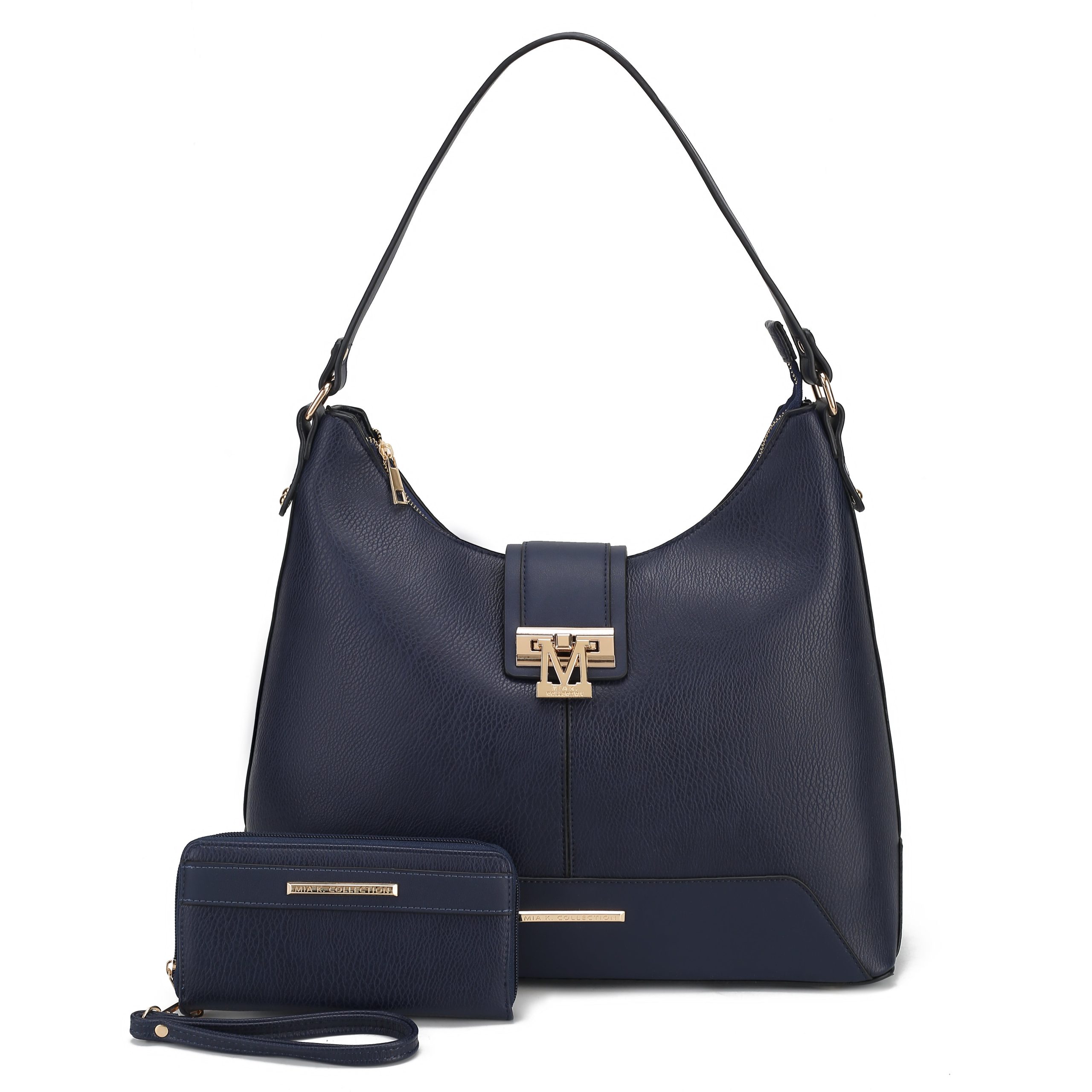 Graciela Solid Hobo Bag and Set - Image 8