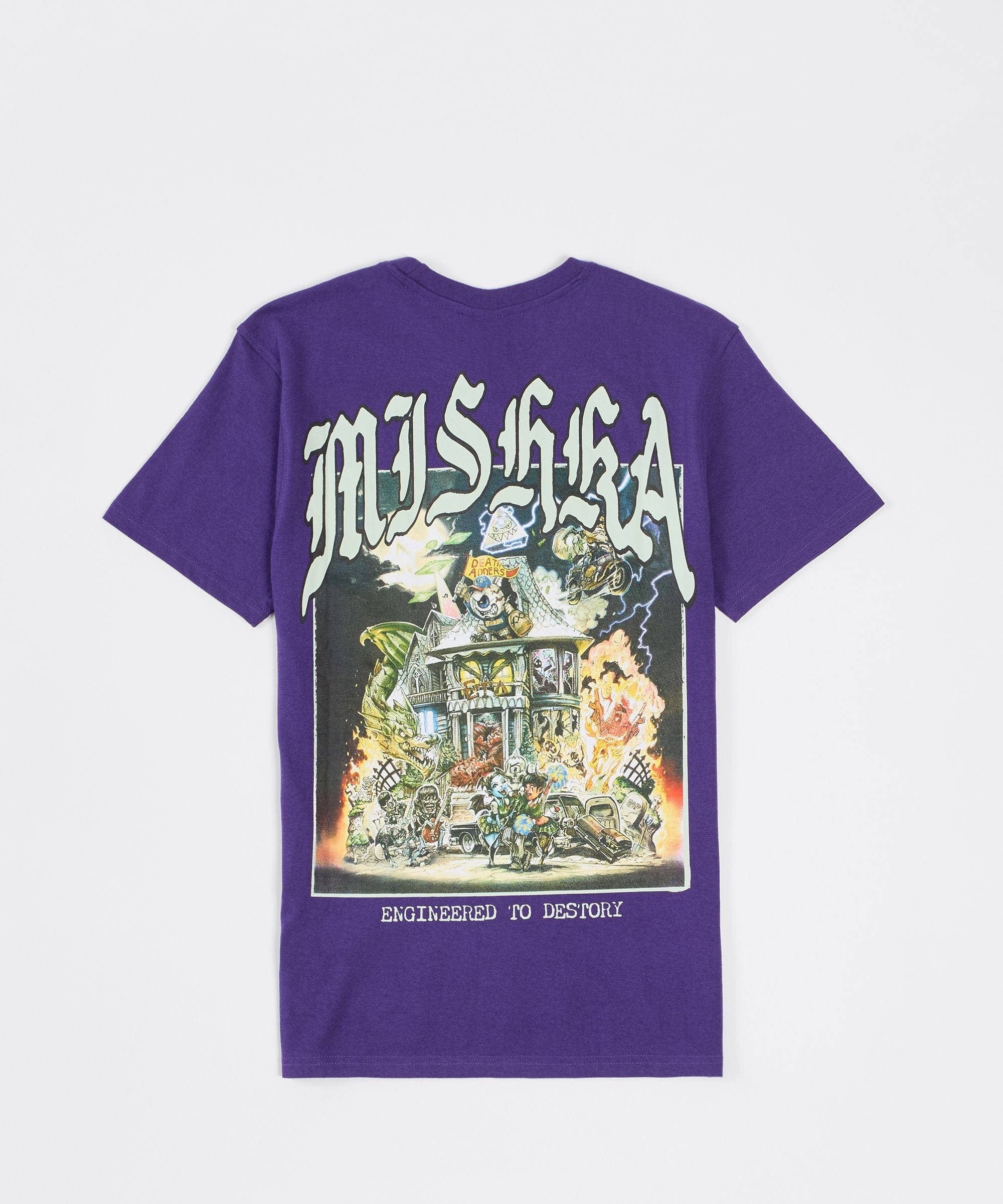 Mishka Haunted Short Sleeve Tee - Purple