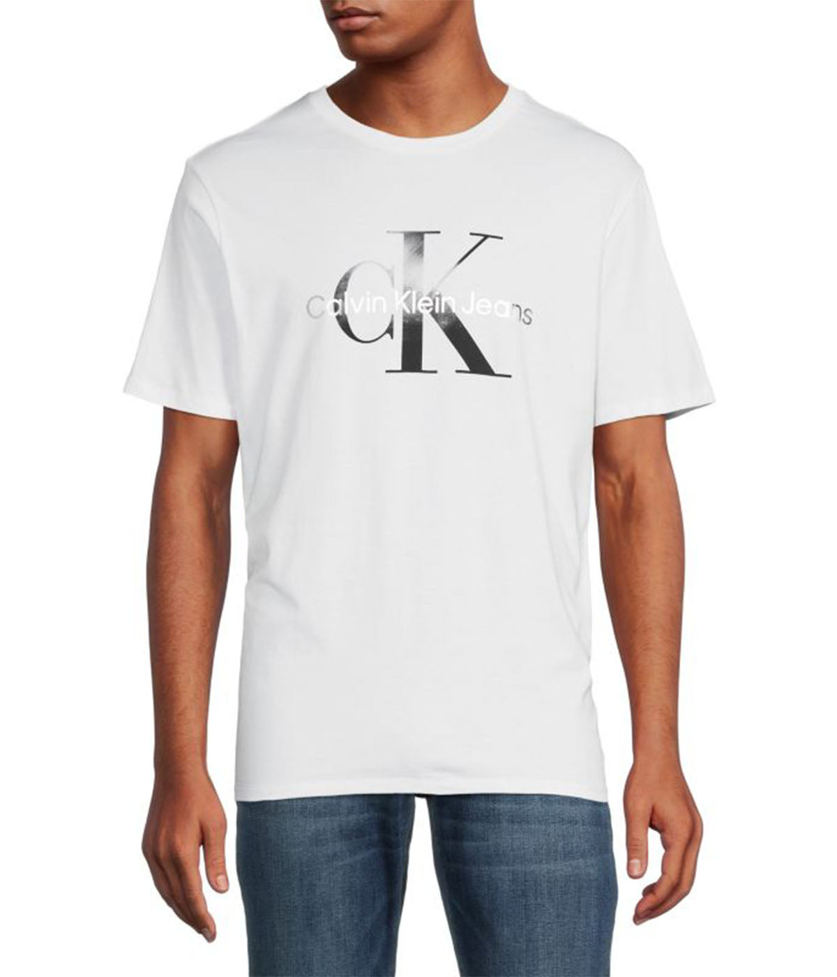 Short Sleeves Gradient Monogram Tee