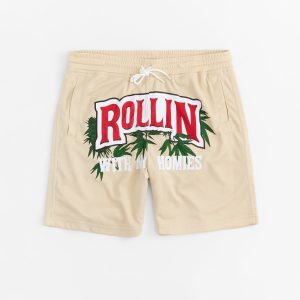 Cheech & Chong Rollin Mesh Short - Khaki