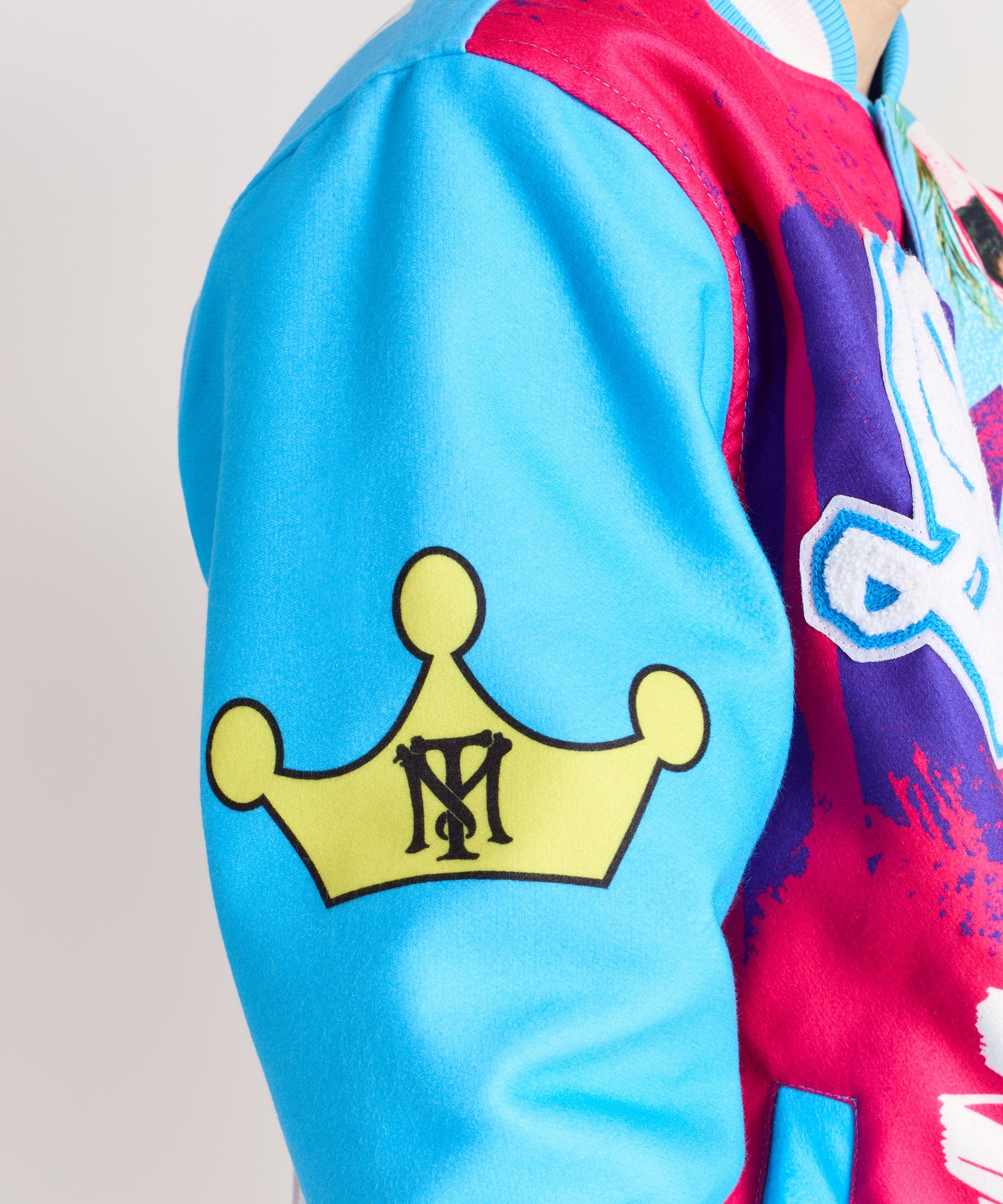 Scarface Retro Varsity Jacket - Blue - Image 4