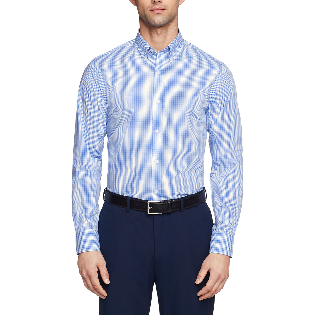 Tommy Hilfiger Slim Fit Ultra Wrinkle Free Cotton Stretch Check - Image 2