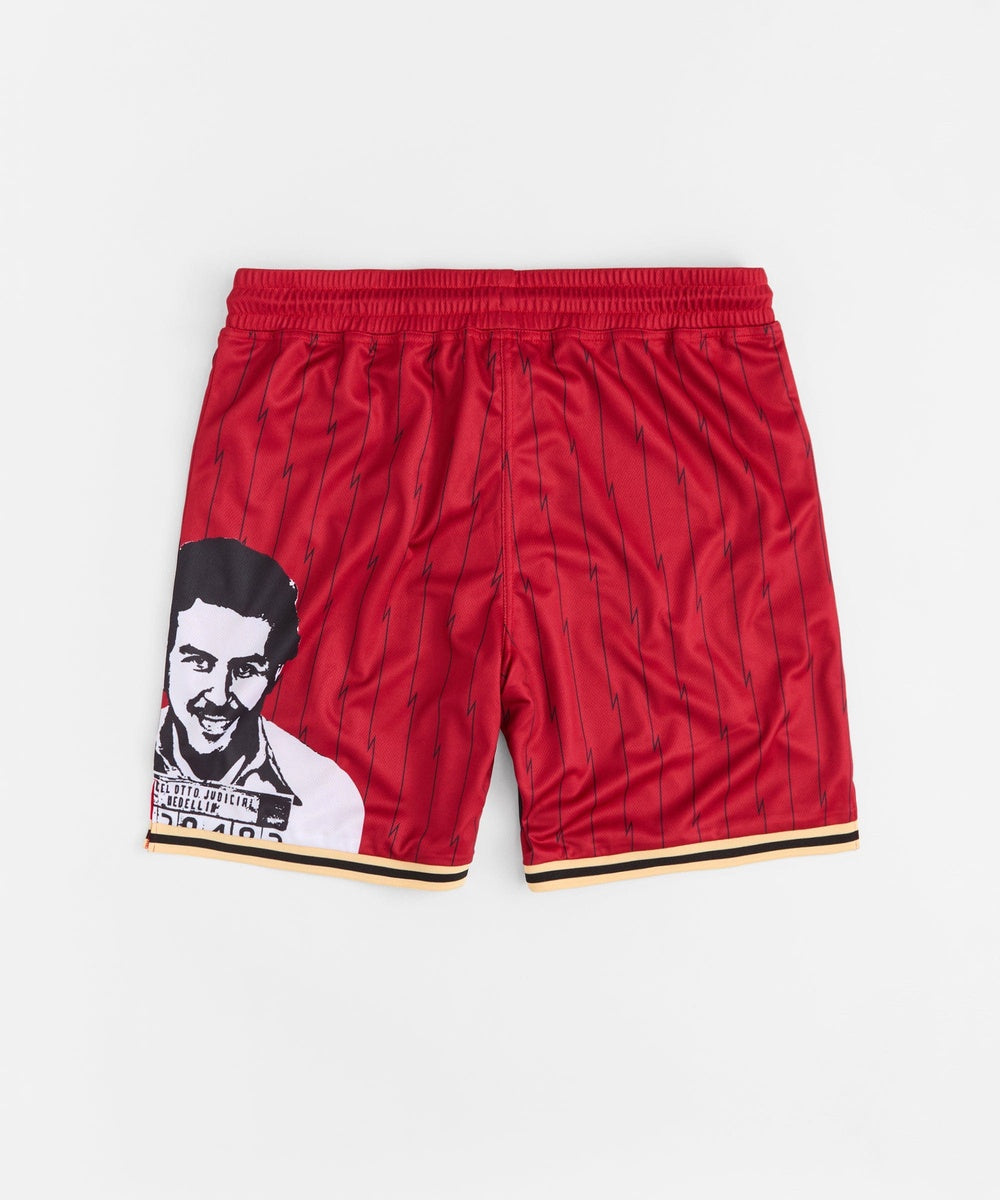 Pablo Basketball Shorts - Red - Image 6