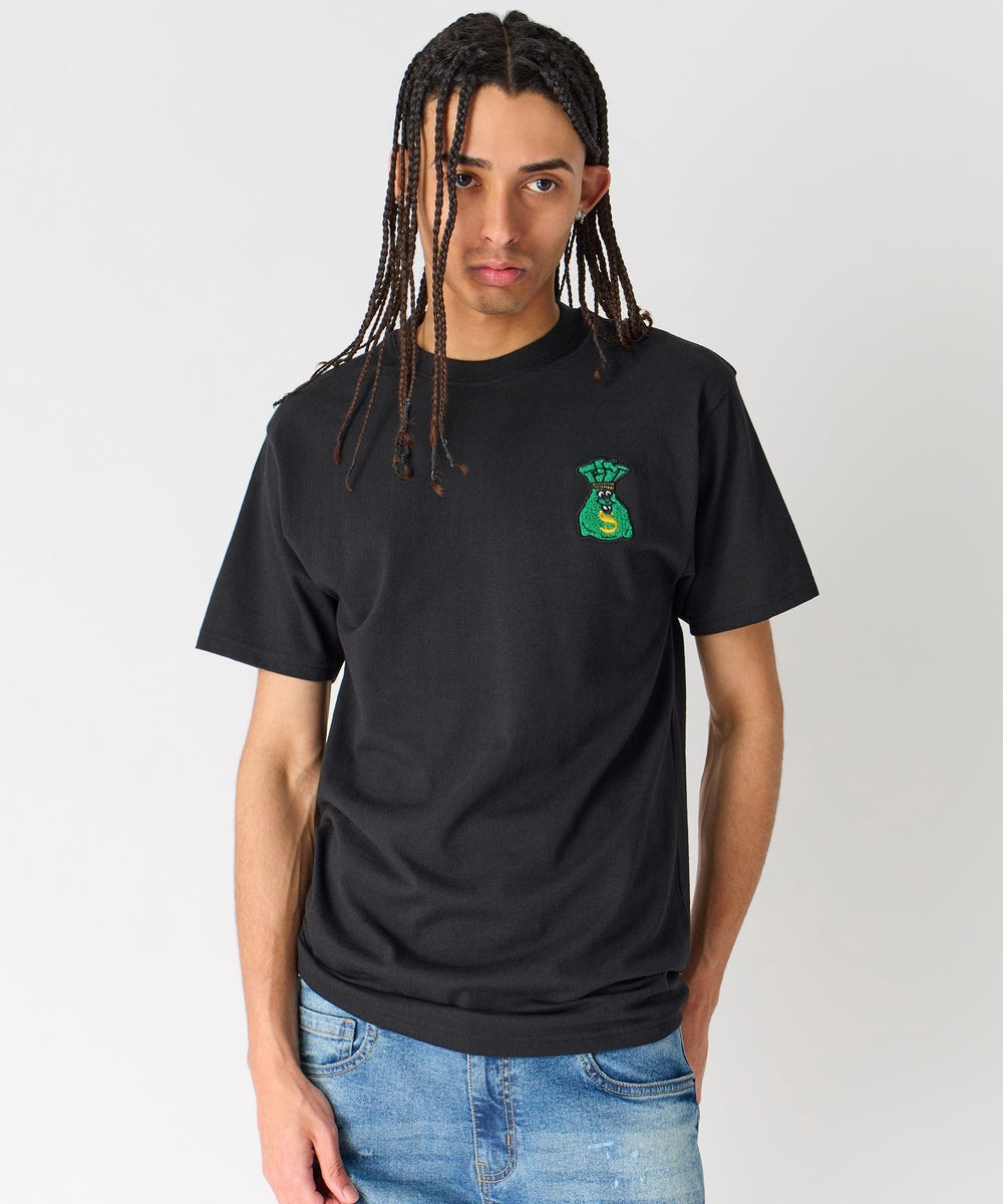 Money Bags Short Sleeve Tee - Black - Image 8
