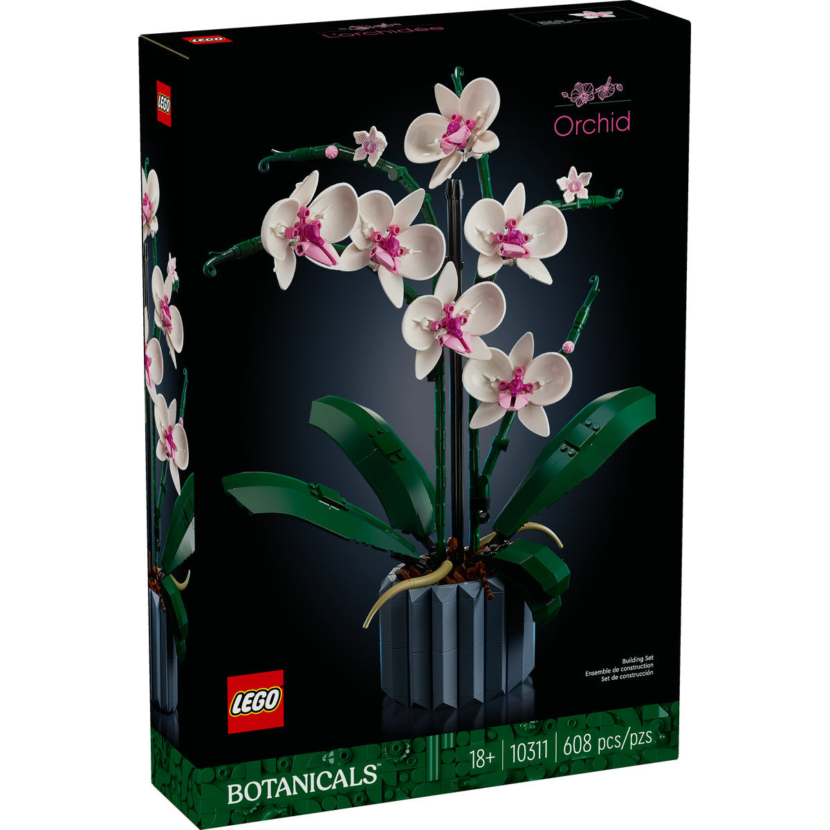 LEGO? Orchid 10311 Plant Decor Building Kit 608 Pieces - Image 2