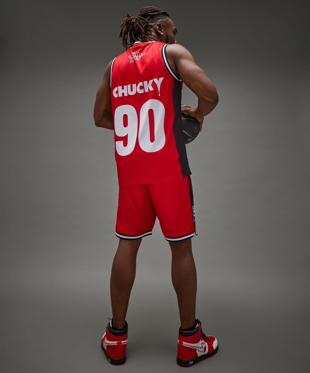 Chucky Basketball Short - Red - Image 15