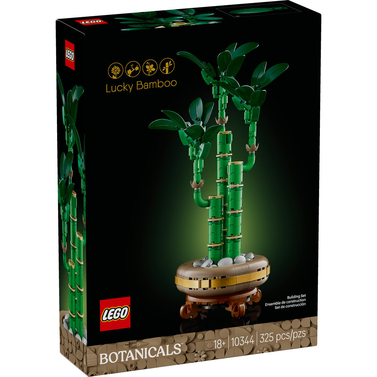 LEGO? Botanicals Lucky Bamboo Plant Decor 10344 - Image 2