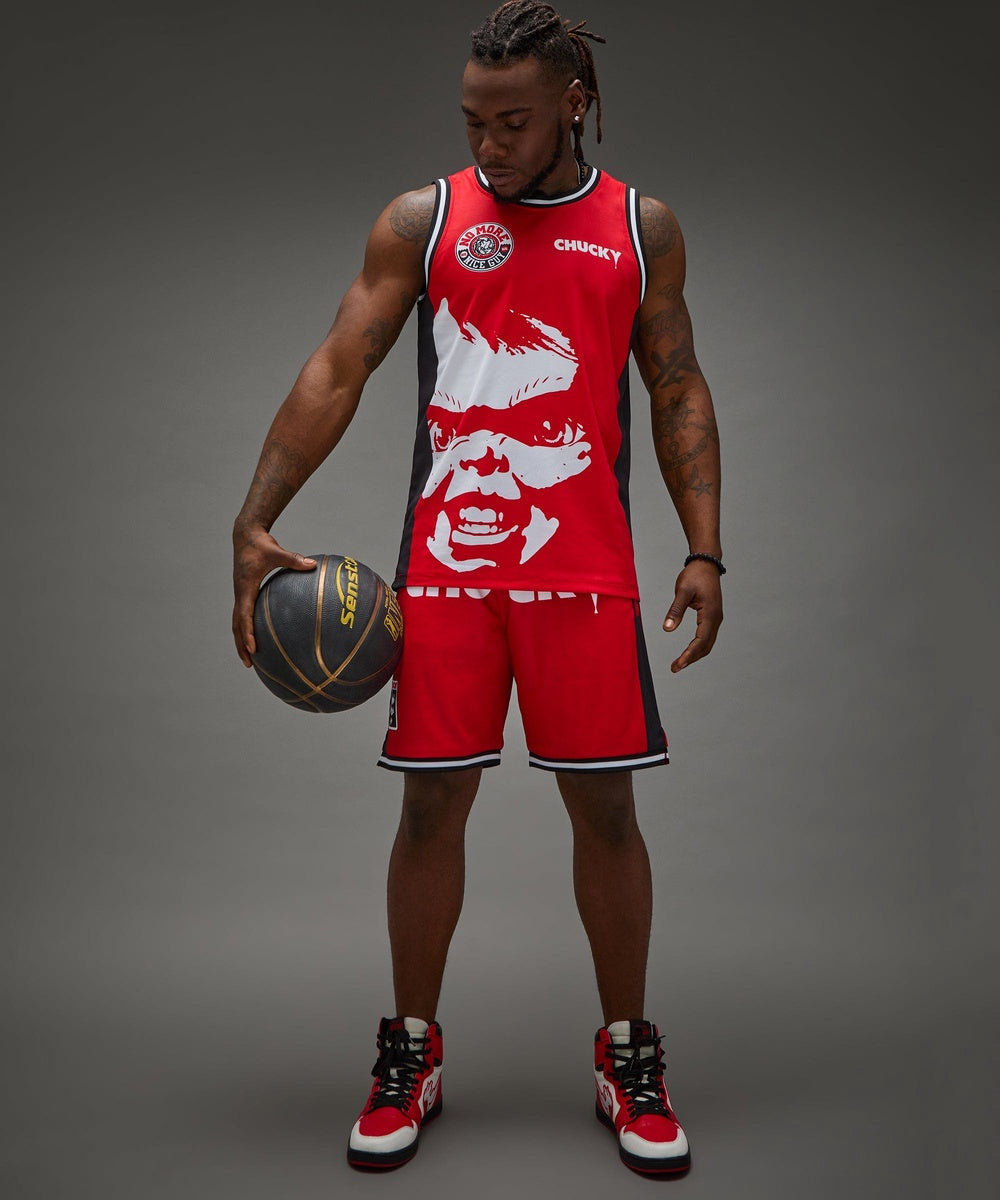 Chucky Basketball Jersey - Red - Image 5