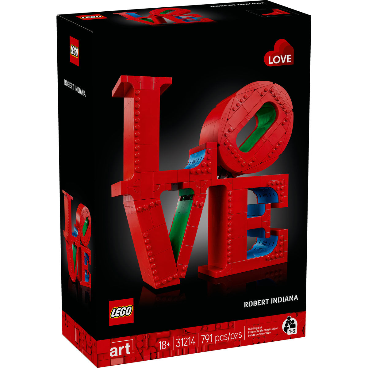 LEGO? Art LOVE. Gift for Couples and Home Decor Idea 31214 - Image 2