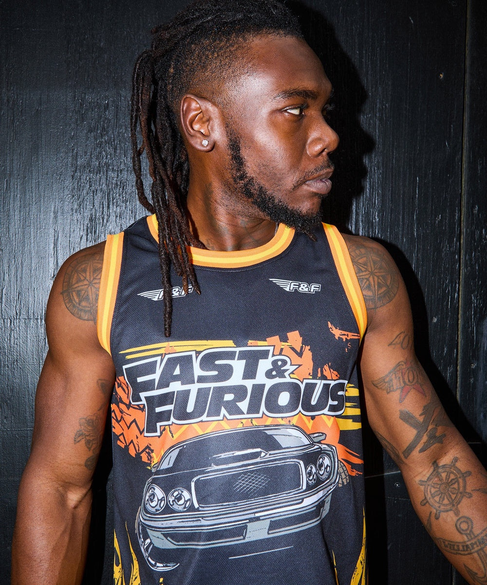 Fast & Furious Basketball Jersey - Black - Image 5