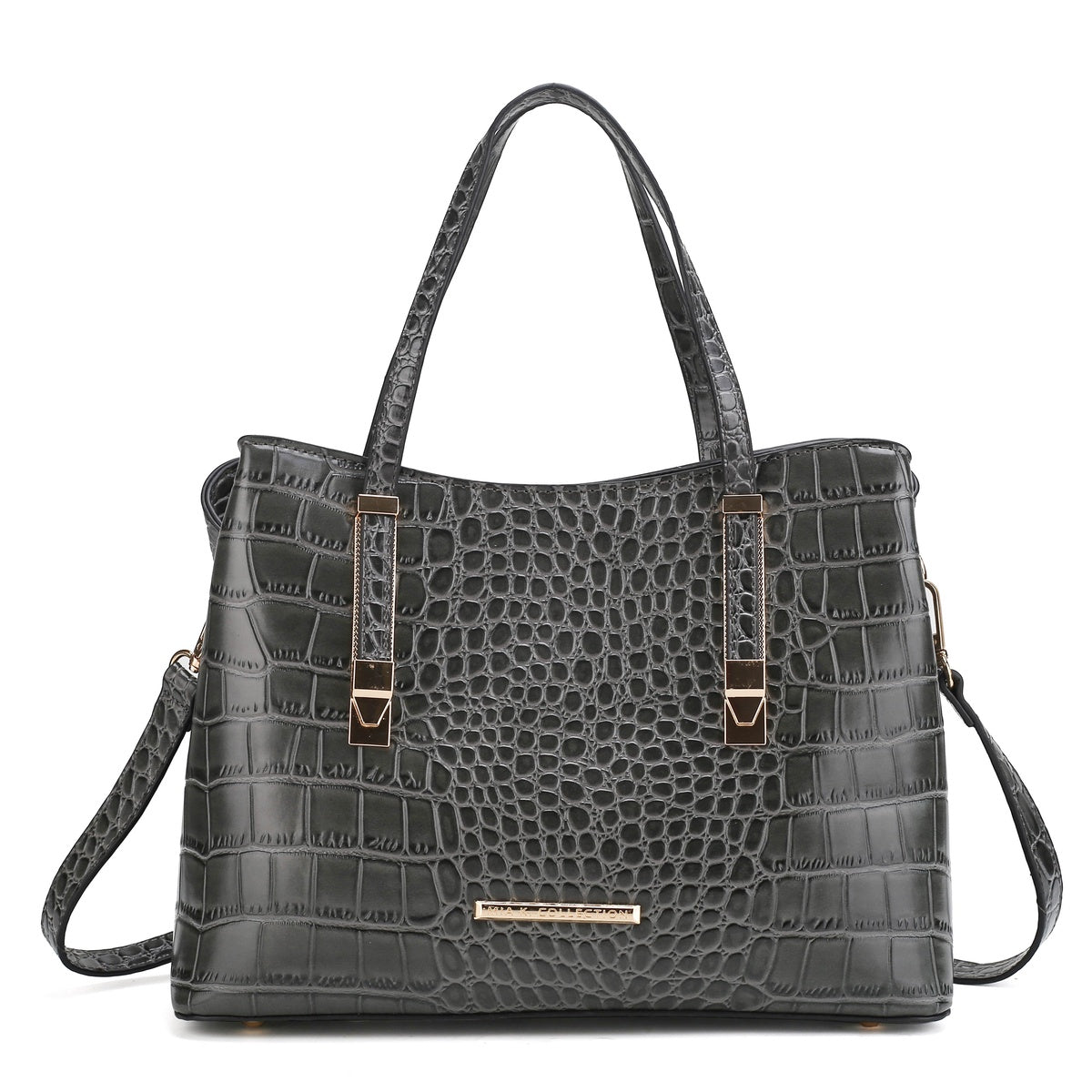 Aurelia Embossed Shoulder Bag - Image 5
