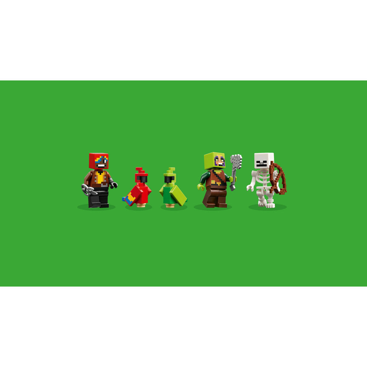 LEGO? Minecraft? the Parrot Houses. Buildable Video-Game Set 21282 - Image 11