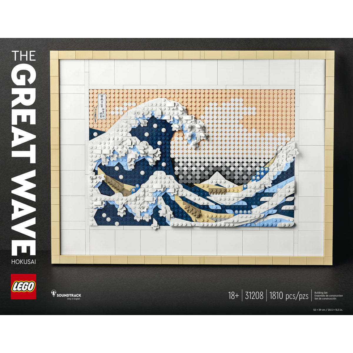 LEGO? Art Hokusai ?C The Great Wave 31208 Building Kit 1.810 Pieces - Image 3