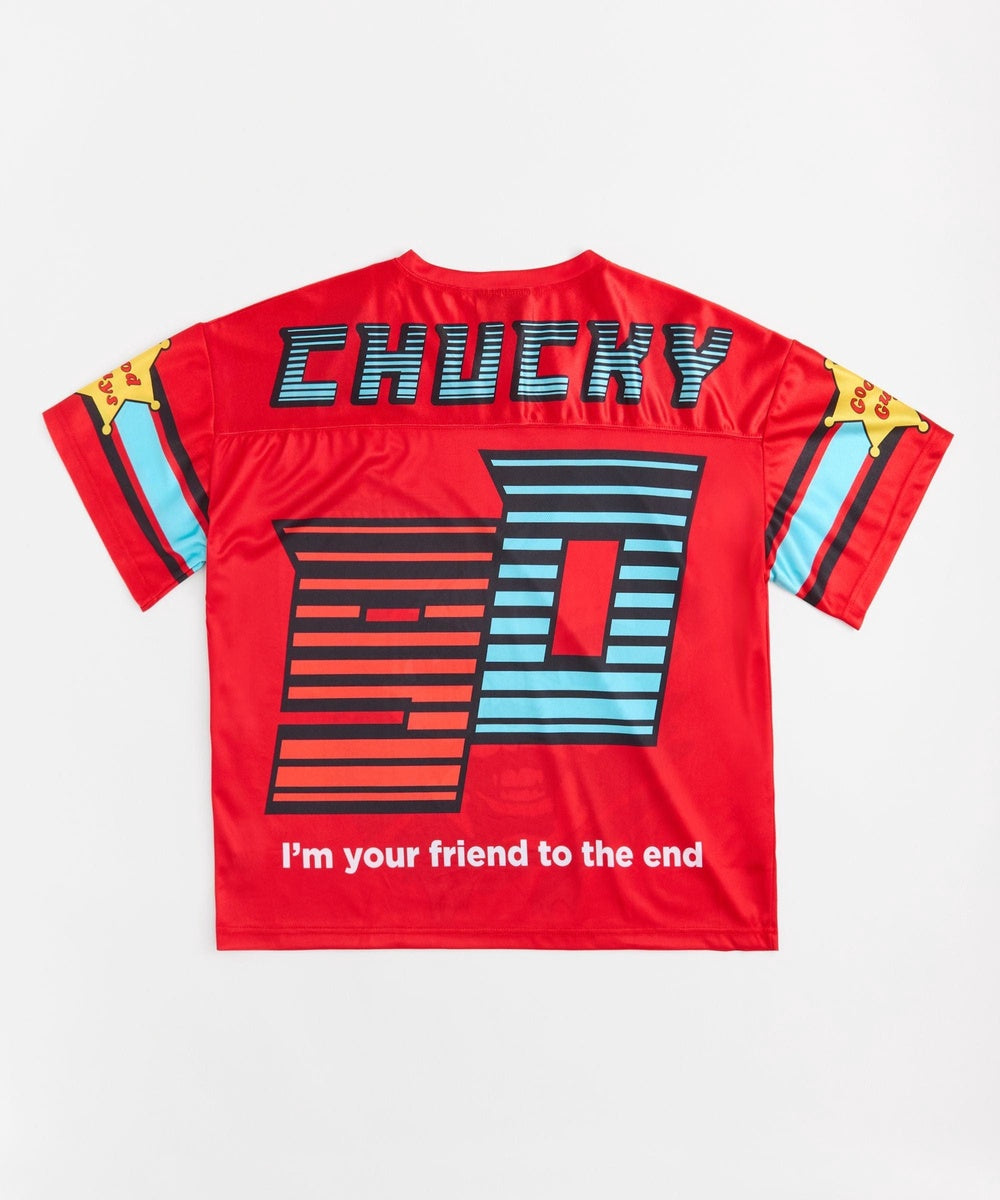 Chucky Football Jersey - Red - Image 2