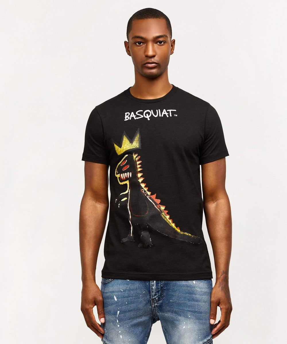 Basquiat??Pez Dino Print Tee - Black