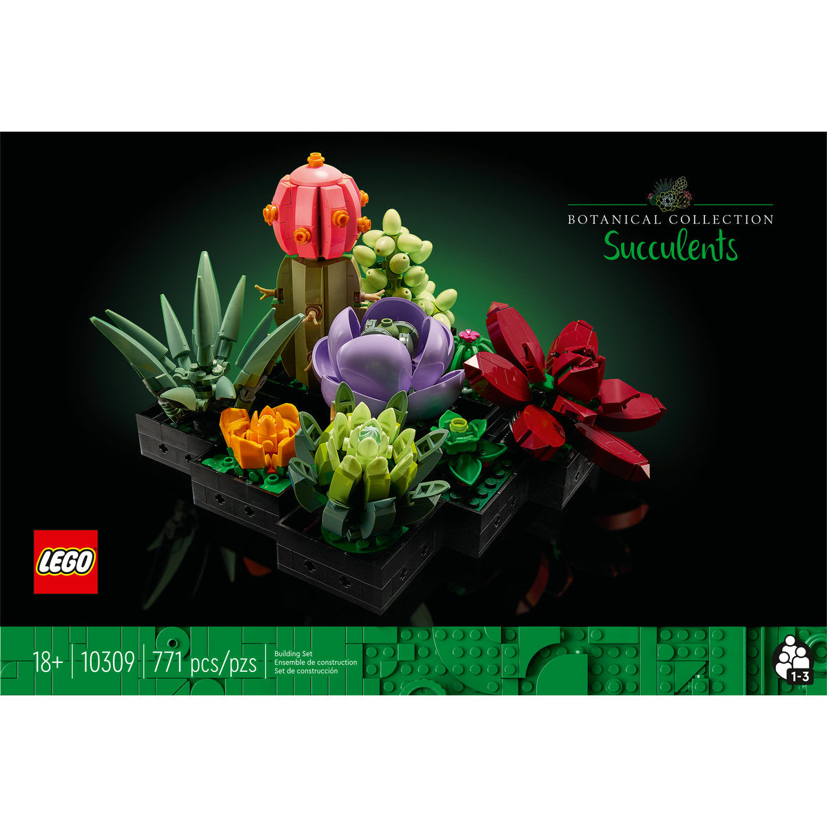 LEGO? Succulents 10309 Plant Decor Building Kit 771 Pieces - Image 3