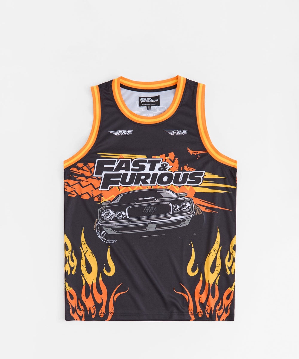 Fast & Furious Basketball Jersey - Black - Image 3