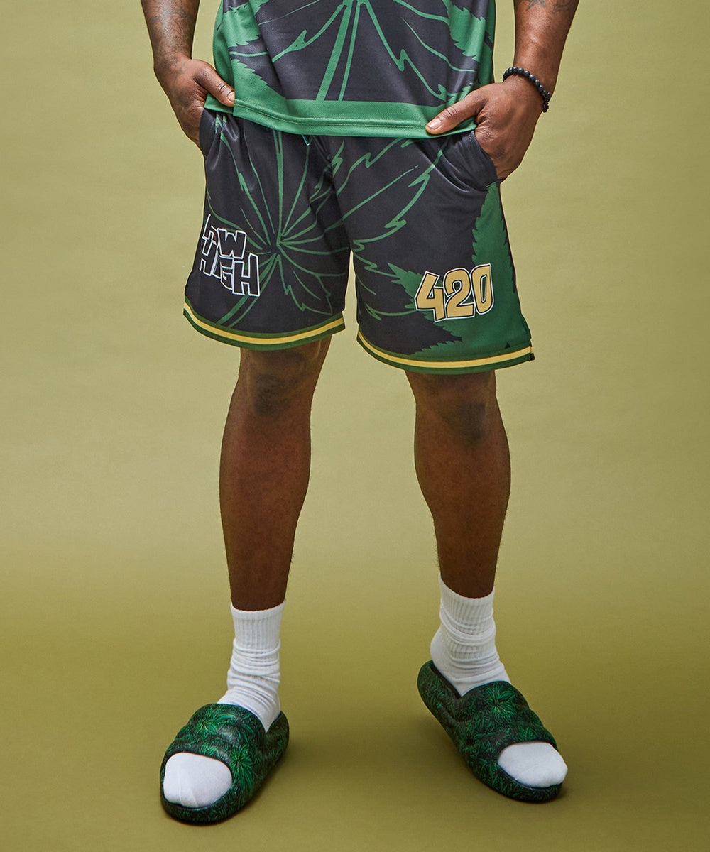 How High Basketball Short - Black - Image 6