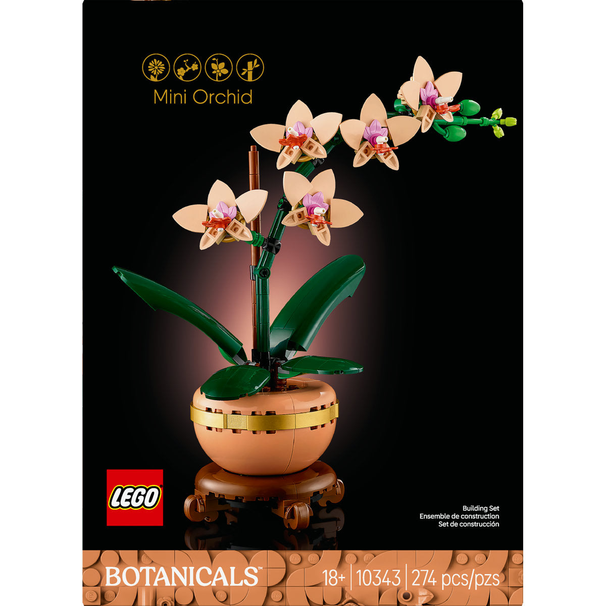 LEGO? Botanicals Mini Orchid Plant Gift 10343 - Image 3