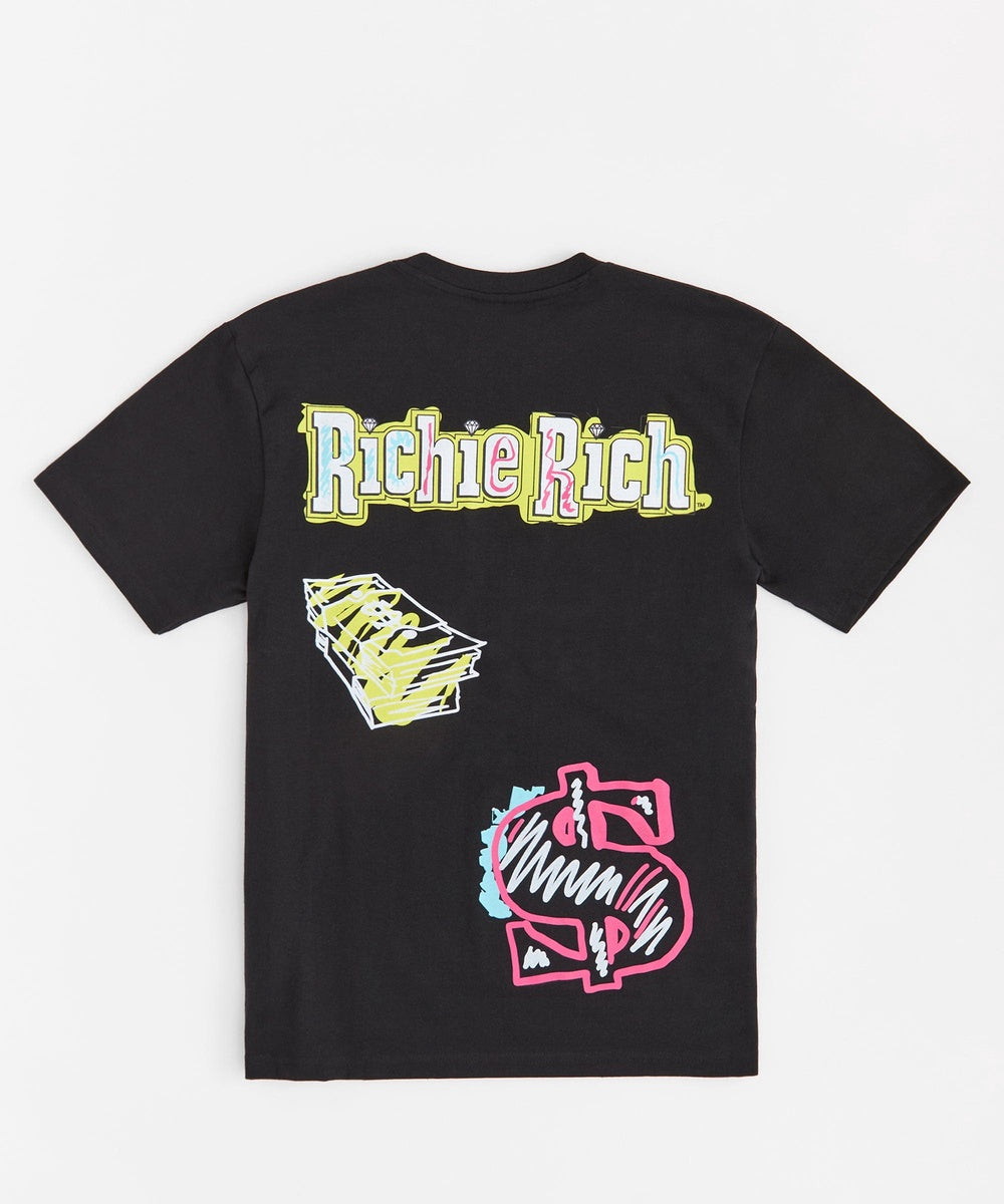 Richie Rich Money Short Sleeve Tee - Black - Image 2