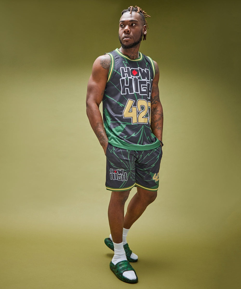 How High Basketball Short - Black - Image 4