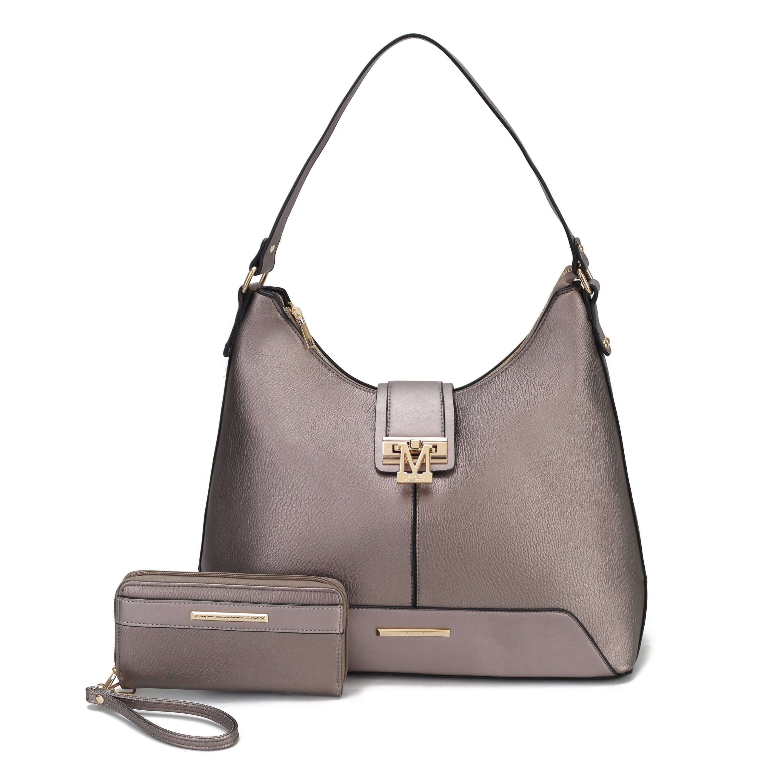 Graciela Solid Hobo Bag and Set - Image 11