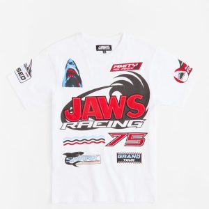 Jaws Racing Short Sleeve Tee - Cream