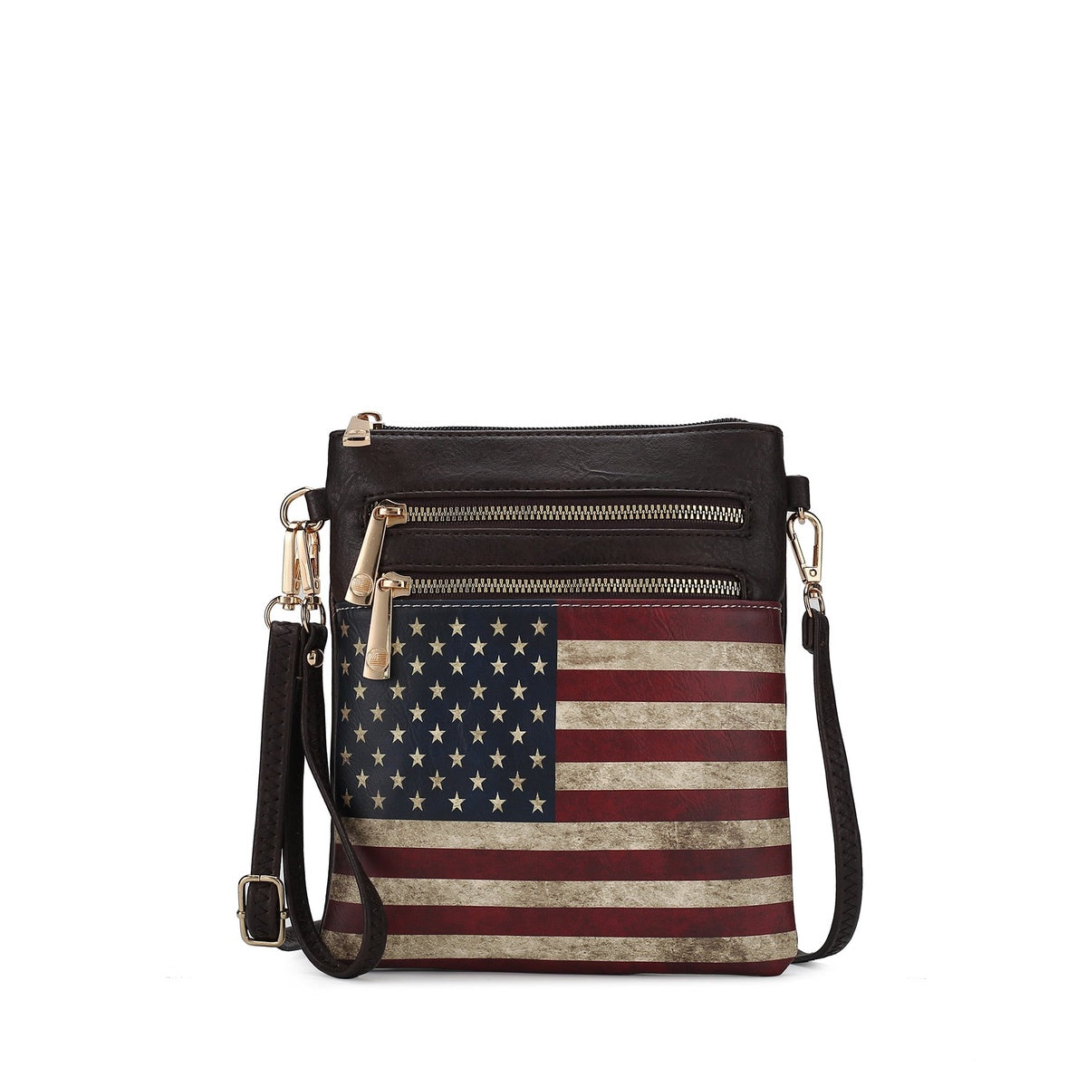 Genesis Printed Flag Crossbody Bag - Image 8