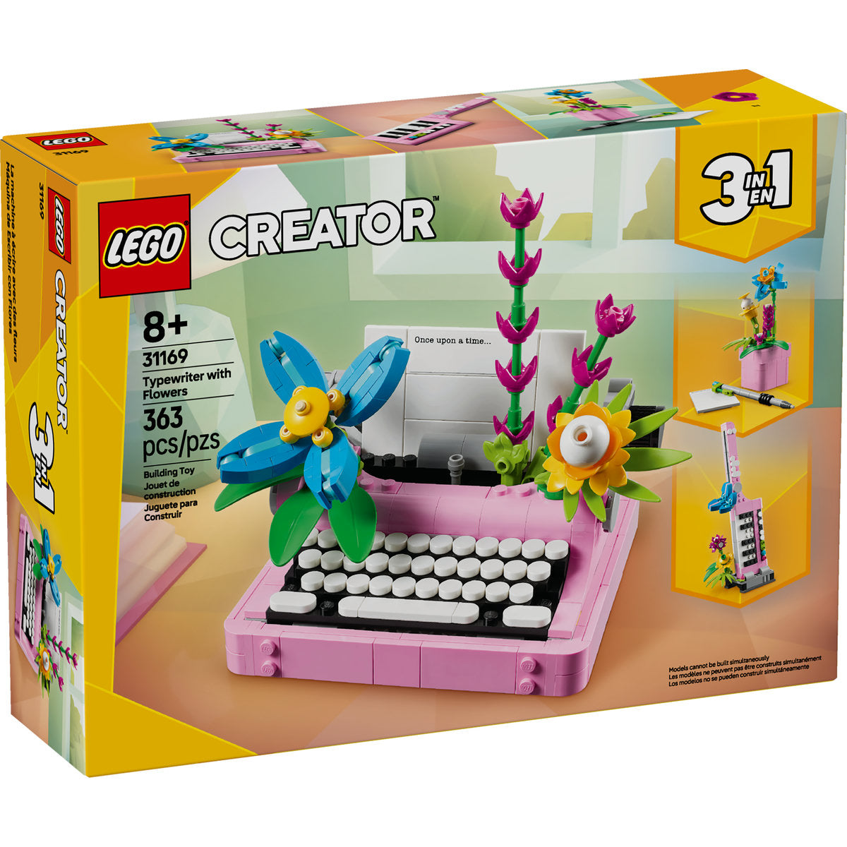 LEGO? Creator 3in1 Typewriter With Flowers Toy Playset 31169 - Image 2