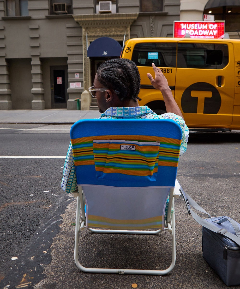 Textured Knit Short Sleeve Button Down Shirt - Light Blue - Image 20