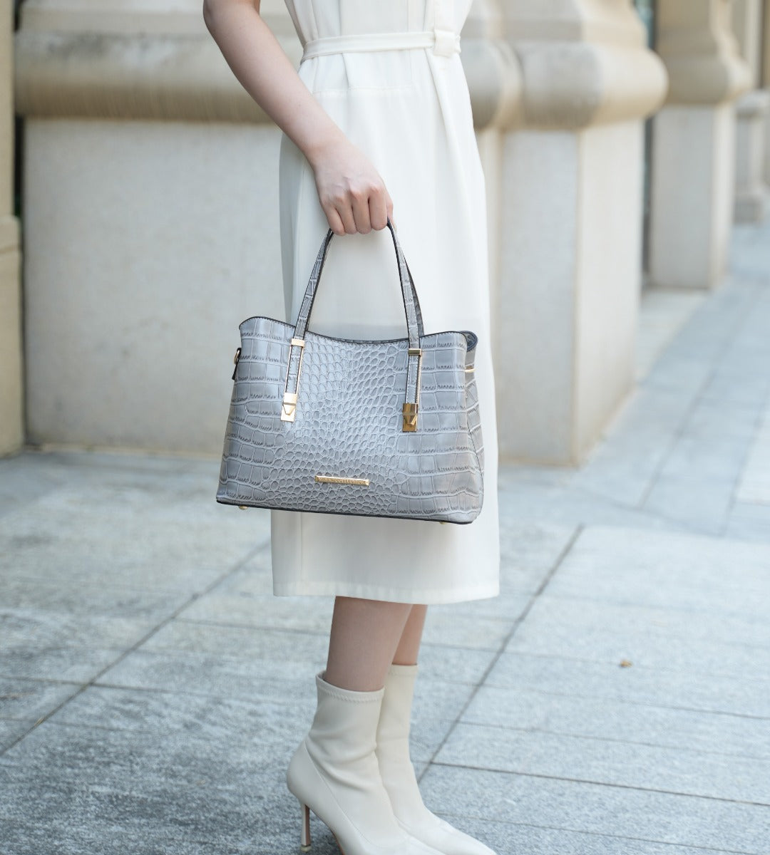 Aurelia Embossed Shoulder Bag