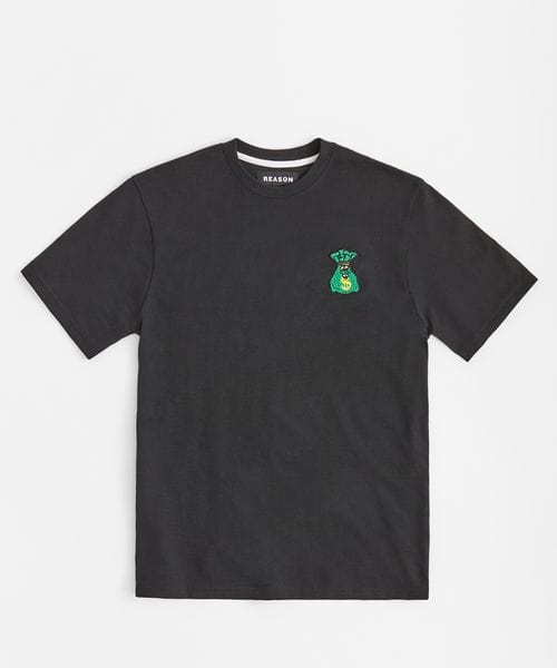 Money Bags Short Sleeve Tee - Black - Image 2