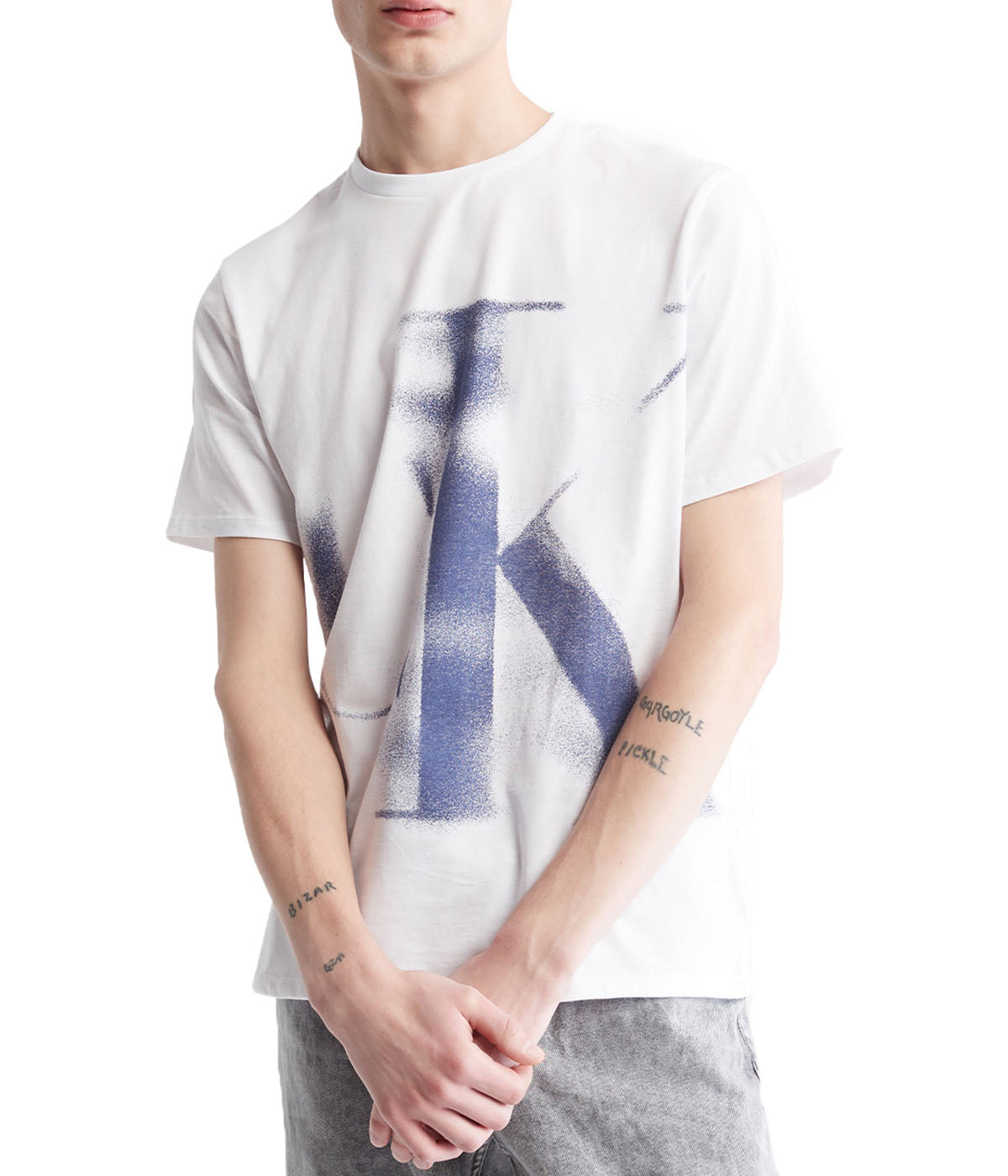 Short Sleeves Blur Logo Tee