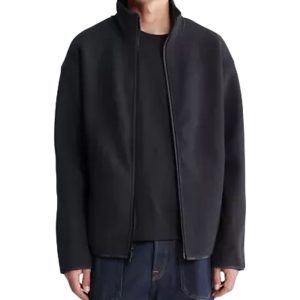 Long Sleeve Polar Fleece Fz Jacket Black