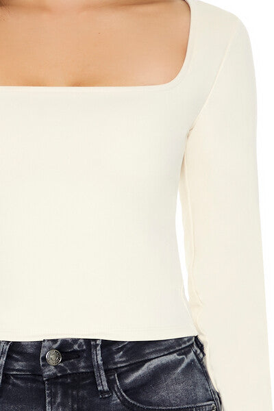 Sculpt Shape Square-Neck Top - Image 3