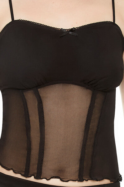Sheer Mesh Bow Cami - Image 5