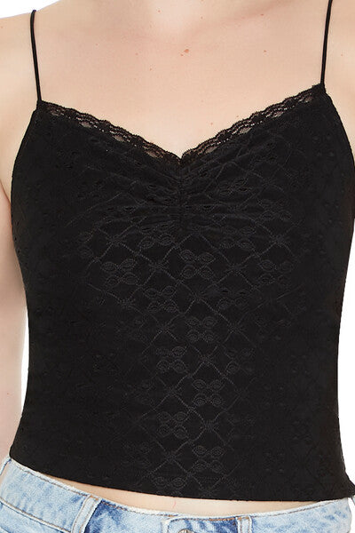 Eyelet Lace-Trim Cami - Image 5